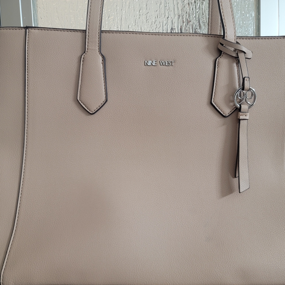 Nine West Beige Tote Bag